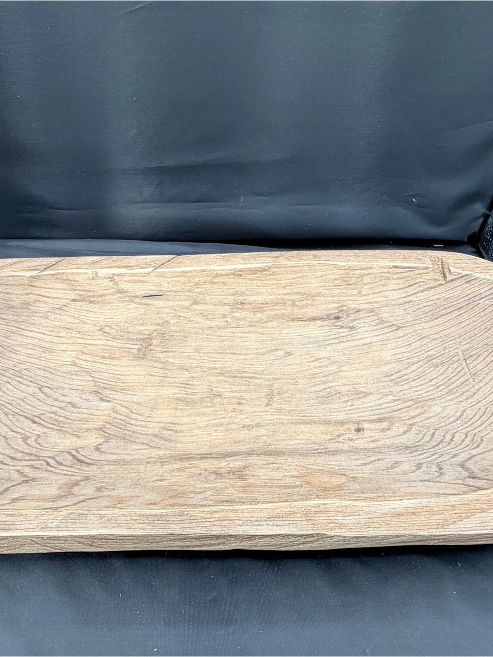 Antique Hand Carved Wooden Bowl Medium Brown